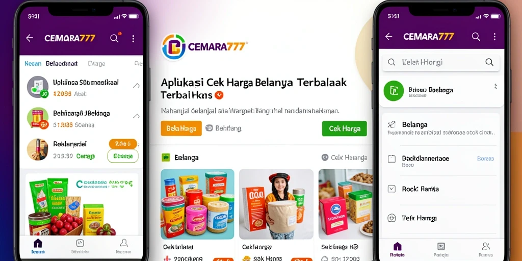 Antarmuka CEMARA777 yang menampilkan fitur Cek Harga dengan jelas.