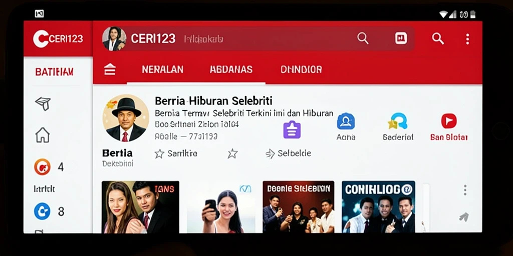 Tampilan antarmuka CERI123 yang modern dan informatif.