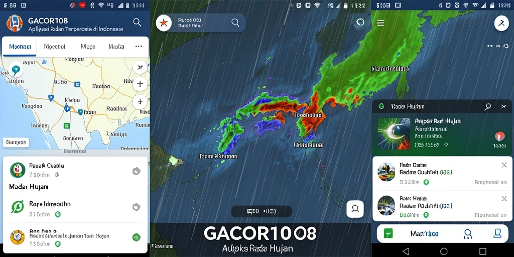 Tampilan antarmuka aplikasi GACOR108 yang modern dan informatif.
