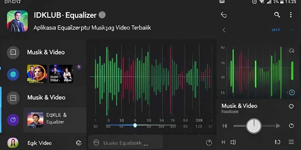 Tampilan antarmuka IDKLUB yang modern dan intuitif.